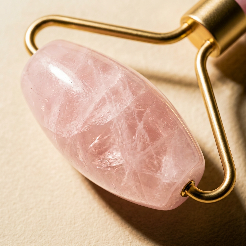 Close-up of rose quartz